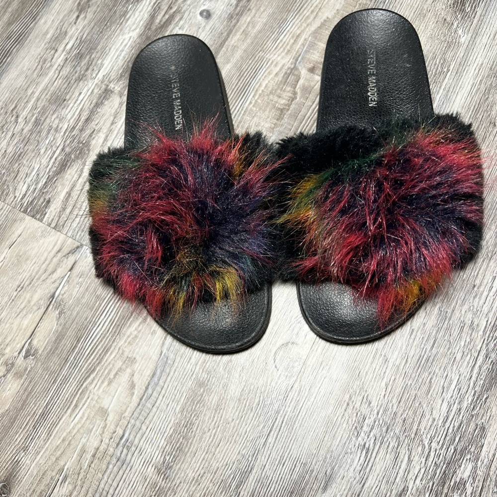 Steve Madden Furr Slides